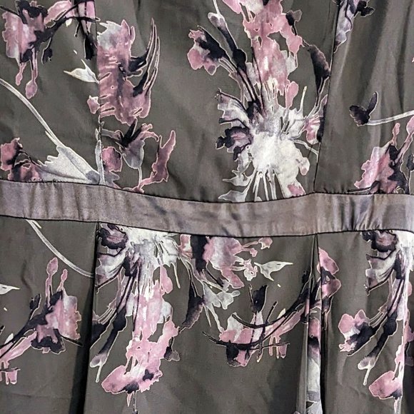 Yellow Star Dress, Gray/Purple, Small (Modcloth) - Picture 3 of 3